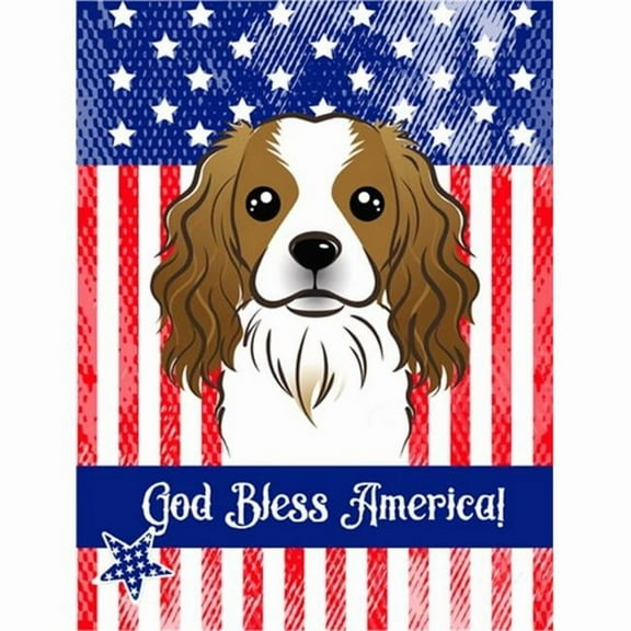 Cavalier Spaniel Flag Garden Size BB2154GF