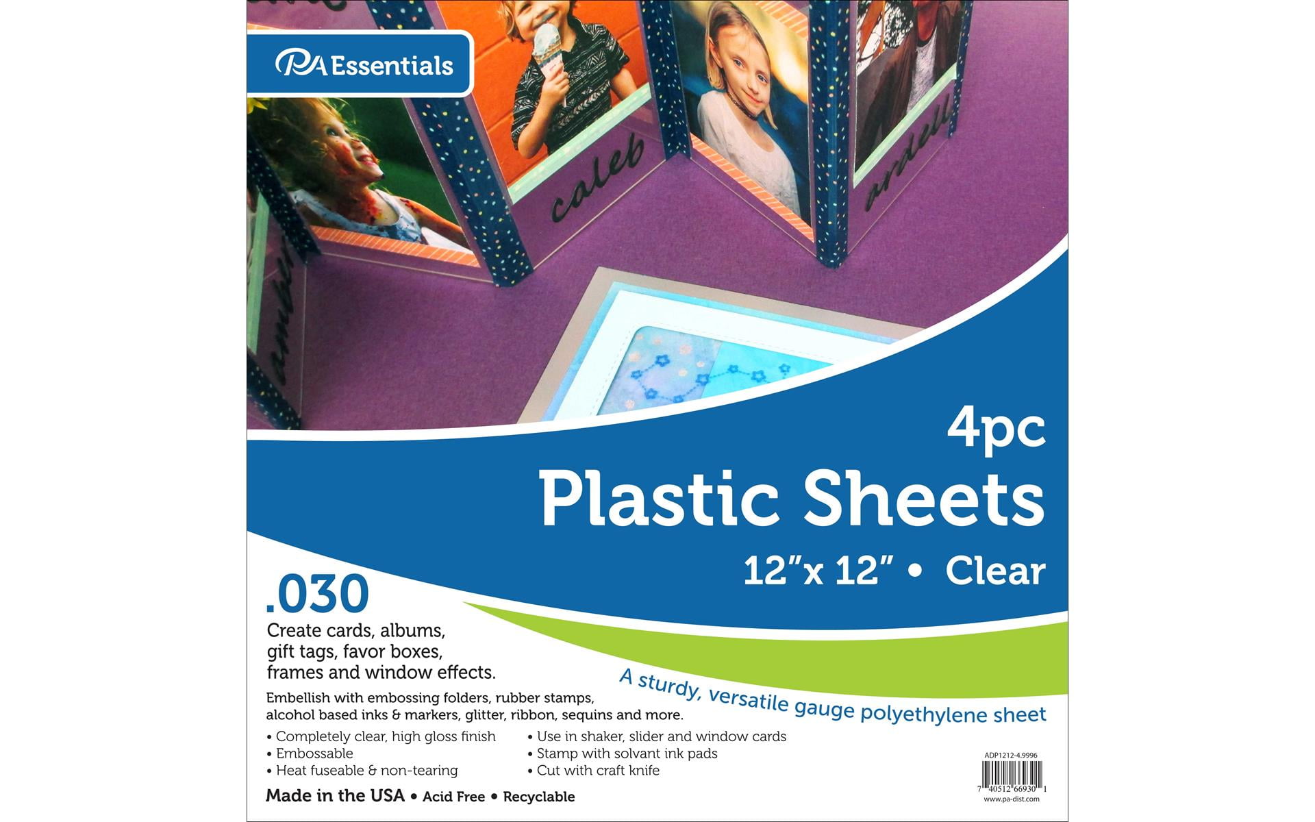 Plastic Sheet 12X12 .030" Clear 4Pc Walmart Canada