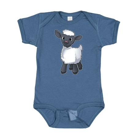 

Inktastic Cute Little Lamb Boys or Girls Baby Bodysuit