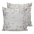 thumbnail image 7 of Outdoor Throw Pillow Cover Spring Garden Flower Plants Art Waterproof Cushion Covers 2 Pack Retro Butterfly with Floral Tree Pillow Cases Home Decoration for Patio Garden Couch Sofa, 7 of 7