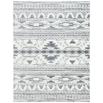 SAFAVIEH Layla Lucille Oriental Area Rug, Ivory/Grey, 9' x 12'