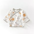 thumbnail image 2 of Baby Spring Thin Printed Half Back Pajamas and Monk Clothing Baby Top, 2 of 3