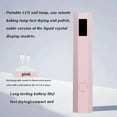 thumbnail image 4 of Mini Nail Illuminator Lamp, Cures Nail Polish & Glue, Compact & Portable Handheld, Rechargeable & Battery Mode, DIY Nail Art (Set of 5) (Pink), 4 of 6
