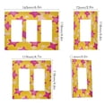 thumbnail image 2 of Yayeee Rocker Switch Wall Plate 2-Gang 4.7"x4.6" Home Decorative Outlet Cover, Large Pink Stars, 2 of 6