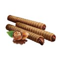 thumbnail image 2 of Pirucream Rolled Wafers with Chocolate and Hazelnut (24x30gr), 2 of 2