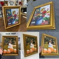 thumbnail image 4 of Gold Ornate 8x9 Picture Frame Vintage 8x9 Frame 8 x 9  8 x 9, 4 of 7
