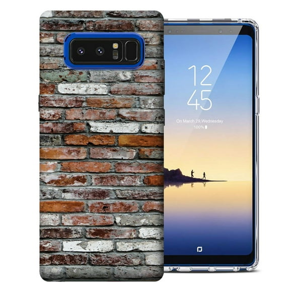 MUNDAZE For Samsung Galaxy S10 Plus Brick Wall Design TPU Gel Phone Case Cover