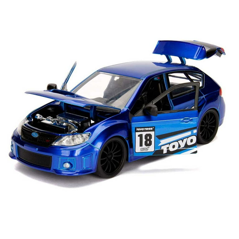 (未使用･未開封品)2012 Subaru Impreza WRX STI Blue JDM Tuners 1/24 Diecast Model Car by Jada""" 2012 Subaru Impreza WRX STI Blue 