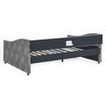 thumbnail image 5 of DEALTOPS Upholstered Daybed with Drawers, Modern Fabric Full Size Daybed Frame Sofa Bed, No Box Spring Needed, Space Saving - Grey, 5 of 8
