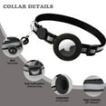 thumbnail image 2 of Airtag Pet Collar with Bell and Safety Buckle, Apple Airtag Collar with Silicone AirTag Holder Reflex Streak for Small Cats Dogs(2 PCS), 2 of 7