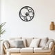 thumbnail image 1 of Reloj de pared decorativo perfecl acrílico 30 cm diseño Retro, 1 of 8