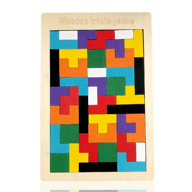 Vogacara Bloques de construcción de madera para el aula, juguete para la sala de juegos, recuerdo de fiesta, juego de , juguetes educativos de Juguetes Educativos