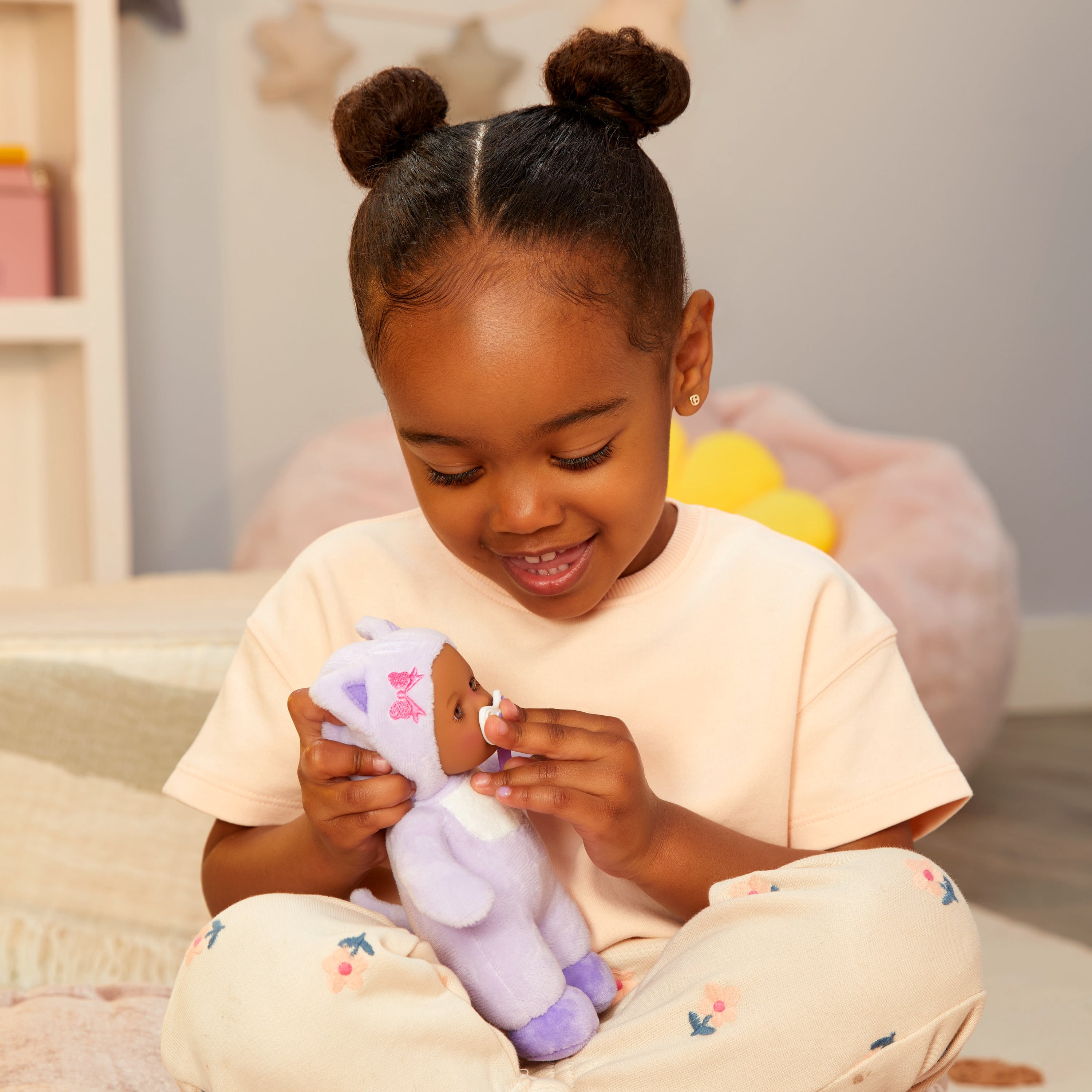 Baby Born Cozy Cuties Soft Baby Doll - Cat with Brown Eyes, Plush for Newborns Ages 0 & up