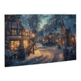 thumbnail image 2 of 500 PCS Christmas Snow Scene in the Small Town - 500 Piece scenery Puzzle,Collectible Puzzle Featuring Christmas,Create a festive atmosphere,Funny Wooden jigsaw puzzles,Every Piece is Unique, 2 of 6