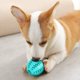 thumbnail image 2 of Paquete de 2 pelotas de goma para perros, juguetes para masticar para perros grandes y pequeños, pelota divertida (verde y azul), 2 of 5