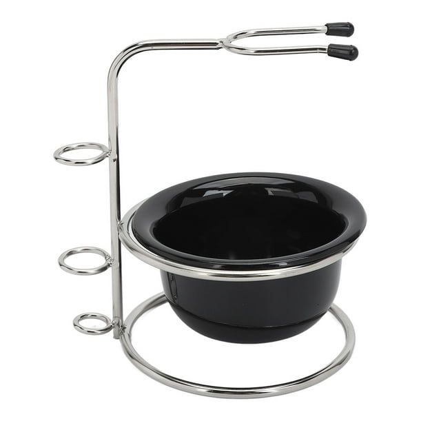 Soporte Para Brocha De Afeitar, Cuenco De Espuma Para Afeitar Para Hombres, Aspecto Elegante Y Resistente, Estable Para Hotel