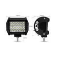 thumbnail image 6 of 2pcs 72W Forth Row LED Light Bar 4 inch Spot Flood Combo Beam LED Driving Lights Off Road Lighting LED Work Lights for Truck Car ATV Boat SUV, 6 of 7