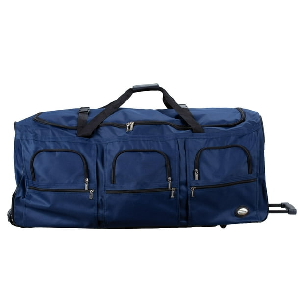 Bolsa de viaje con ruedas Rockland Navy 101,6 cm con ruedas