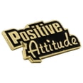 thumbnail image 2 of PinMart's Positive Attitude Customer Service Motivation Enamel Lapel Pin, 2 of 3