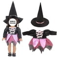thumbnail image 3 of Konghyp Halloween Doll Costume Set, 18 Inch Doll Accessories, Witch Hat & Dress, Fun Dress-Up for Dolls, Halloween Dress-Up Outfit, Creative Matching Play, 3 of 6