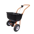 thumbnail image 1 of Walk Behind Broadcast Spreader, 70LBS Capacity Fertilizer Spreader with Adjustable Flow Control & 0–10FT Spreading Width, Garden & Lawn Seed Spreader, 1 of 7