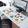 thumbnail image 2 of Long Mouse Pads for Desk,Colorful Dinosaur and Flower Pattern Desk Mats on Top Of Desks, Desk Mouse Pad Extra Large with 3mm Non-Slip Base and Stitched Edge for Gaming,Office,Work,Home 31.5"x11.8", 2 of 6