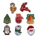 thumbnail image 2 of Cuadros Decorativos Llavero de moda de Papá Noel con pintura de diamante en forma especial de taladro completo DIY de 8 piezas Tmvgtek embutido en tela, 2 of 9
