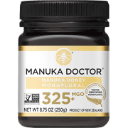 Manuka Doctor Raw Manuka Honey, MGO 325+, 8.75 oz (250 Grams), Certified 100% Pure New Zealand Honey