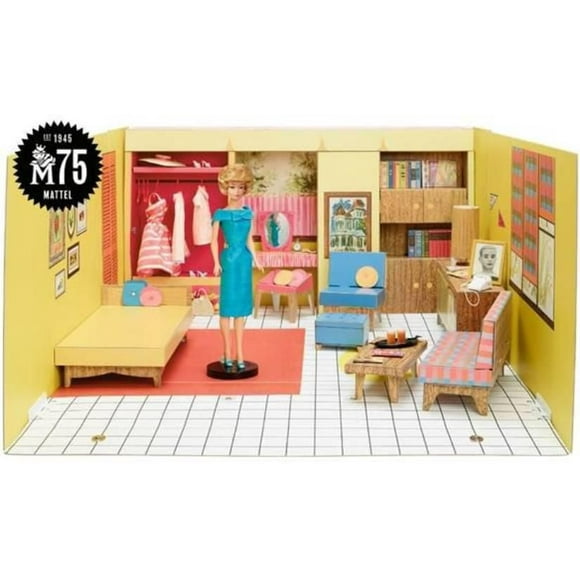 Barbie Signature 75th Anniversary Retro Dreamhouse and Accessories
