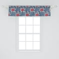 thumbnail image 2 of Ambesonne Renaissance Window Valance, Rococo Antique Growth, 54" X 12", Dark Blue Vermilion, 2 of 3