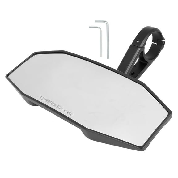 Unique Bargains Round Roll Cage 10.04" UTV Rear View Center Mirror for Polaris General RZR