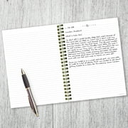 TF Publishing مجلة حلزونية غير مؤرخة، 7 x 9، أسود