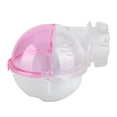 thumbnail image 1 of Rueda de ejercicio para hámster de 13 cm, juguete de plástico para mascotas pequeñas, juguete para correr (rosa), 1 of 14