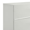 thumbnail image 6 of New Classic Furniture Europa Wood 5-Drawer Vertical Chest in White, 6 of 8