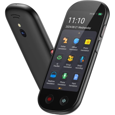 Language Translator Device No WiFi Needed, Upgraded ChatGPT Ai Translator, 150+ Languages Two Way Translator Device, Offline/Recording/Photo/Voice Translation Real Time for Business Learning