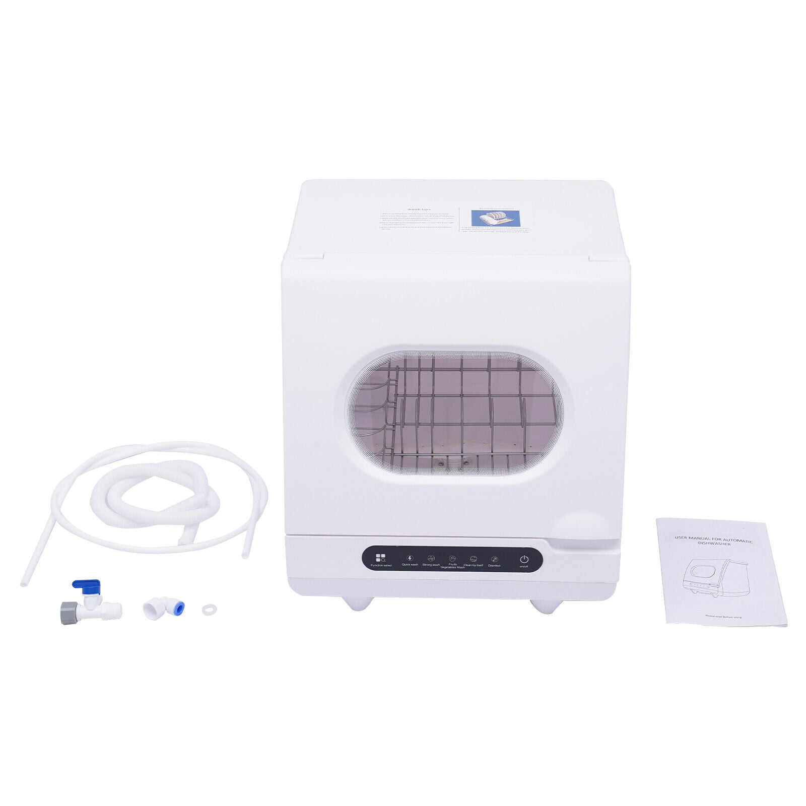 Portable Countertop Dishwashers Automatic Small Dishwasher with 75°C Hot  Air Drying, 360° Deep Cleaning, Portable Countertop Dish Washer for Small