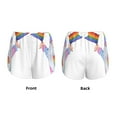 thumbnail image 5 of Lsque LGBT Gnomes Printed Women's Running Shorts with Liner Pockets,Elastic Quick Dry Workout Athletic Gym Yoga Shorts,Womens High Waist Shorts-X-Large, 5 of 9