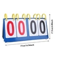 thumbnail image 3 of Peahefy 3/4 Digit Portable Flip Sports Scoreboard Score Conuter for Table Tennis Basketball , Portable Scoreboard, Basketball Scoreboard, 3 of 5