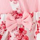 thumbnail image 5 of Vestido de Manga Larga para Niñas con Estampado de Corazón Falda de Dos Piezas Vestido de Princesa de Moda para Niñas Pequeñas, 5 of 8