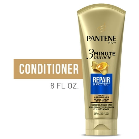Pantene 3 Minute Miracle Conditioner, Repair and Protect, 8.0 fl oz