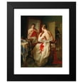 thumbnail image 2 of Johann Baptist Reiter 12x14 Black Modern Framed Museum Art Print Titled - The Toilet, 2 of 5