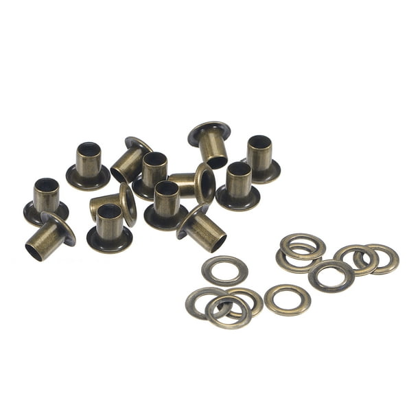 Grommet Tool Kit 100 Sets 5/16 Copper Grommets Eyelets with 3pcs