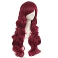 thumbnail image 2 of LinYooLi 28 Pouces/70 cm Perruque Synthétique Cheveux Longs Bouclés (Brun Blond Mélangé), 2 of 4