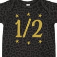 thumbnail image 4 of Inktastic Half Birthday Gold Stars Boys or Girls Baby Bodysuit, 4 of 5