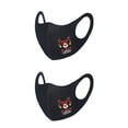 thumbnail image 4 of Ruiboury Christmas-Themed Cosplay Facial Mask Dustproof Elastic Ear Wearing Face Cover with Filter Type C B 2Set, 4 of 6