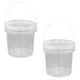 thumbnail image 2 of Cubo de almacenamiento transparente helado de helado de 2pcs congelador, 2 of 6