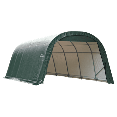 Shelterlogic ShelterCoat Garage, 12' x 20' x 8' ft, Round Style Green, Fabric