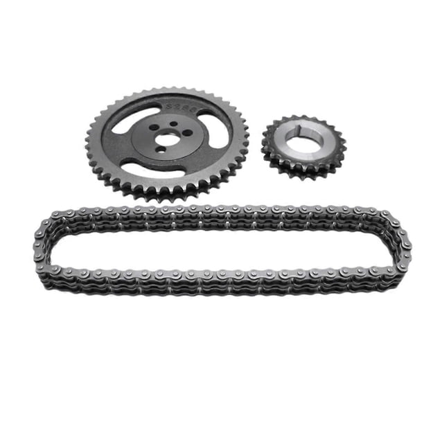 Car Timing Chain Double Gear Timing Chain Set for Chevrolet SBC Small Block Engine 5.7L 283 305 327