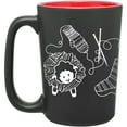 thumbnail image 2 of K1C2 Knit Happy Scribbles Mug 10ozRed, 2 of 3