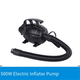 thumbnail image 4 of Electric Inflation Pump Household Pump for Yoga Mat Tent Inflatable Cushion Air Bed Air Mat 500W Air Pump US Plug,1 x Air Pump 4 x Air Nozzles 1 x English Instruction Manual,Black, 4 of 6